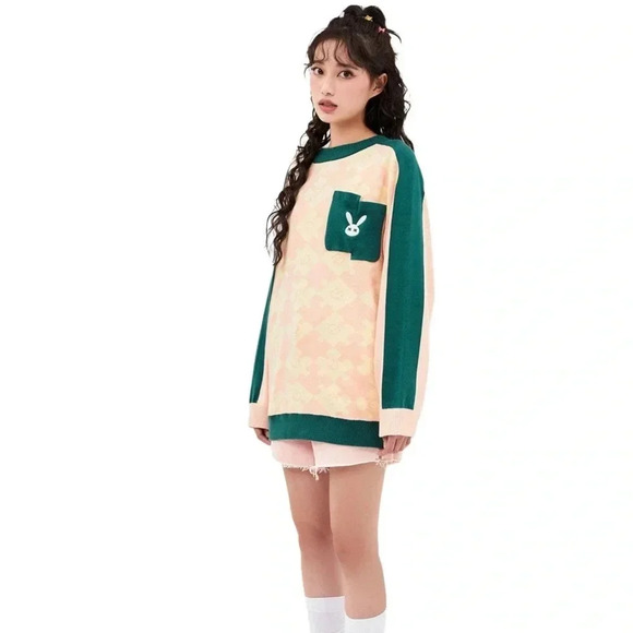 Bad Rabbit Oversized Kawaii Crewneck size Medium - Picture 1 of 9